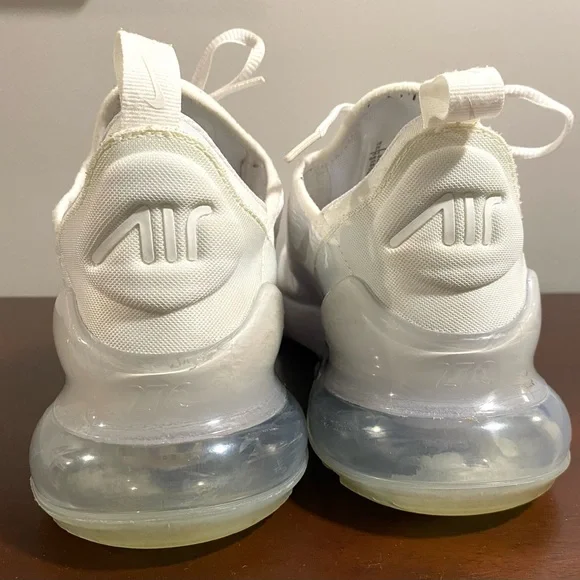 Nike White Air Max 270 Sneakers - Picture 3 of 11